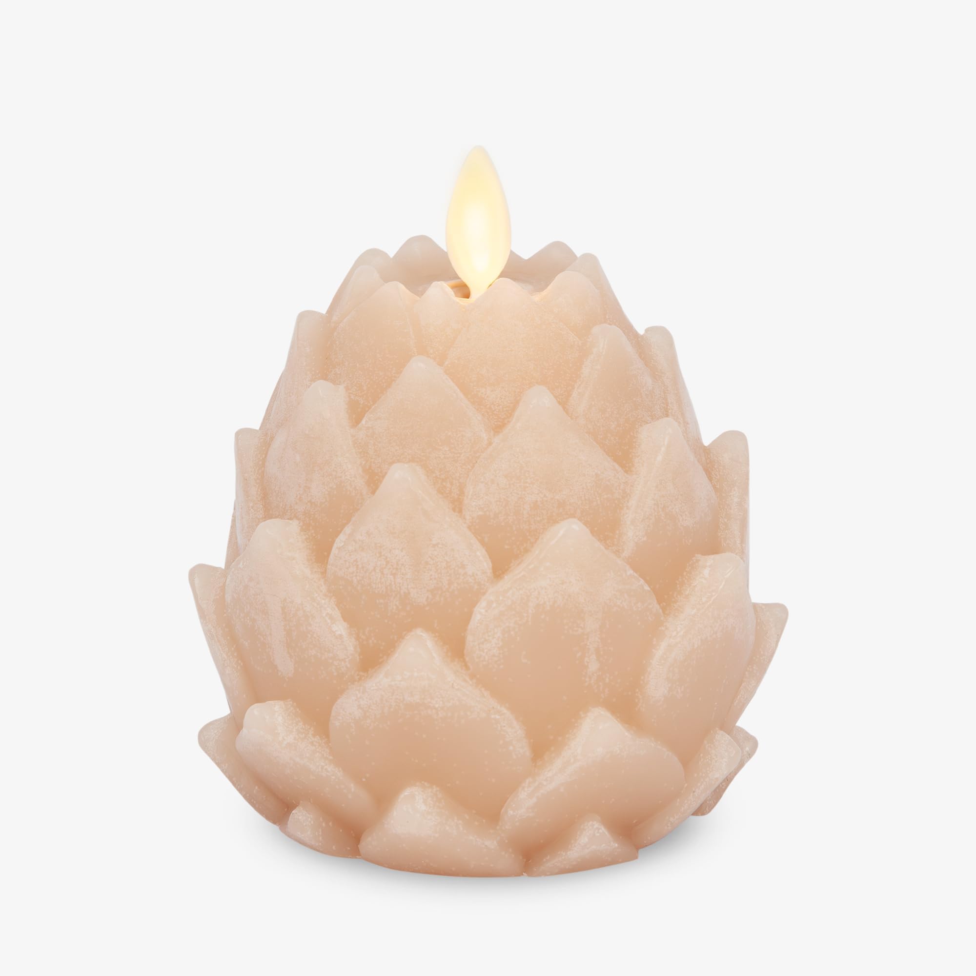 Tre Candele Led Senza Fiamma Vera Cera Con Telecomando Effetto Candela