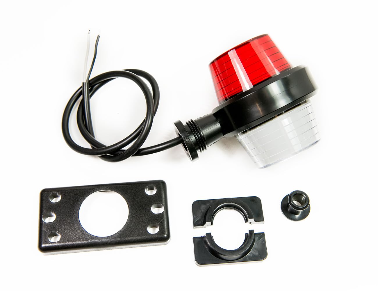 TMH Lot De 2 Clignotants Latéraux à 25 LED De 15,2 Cm Pour Camion, Remorque, Camping-car, Bus 12 V CC