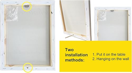 Miniatura 5 de Arte de pared de salud mental, terapia, oficina, autocuidado, póster enmarcado para alivio de la ansiedad, pintura, decoración de pared y mesa, 12 x