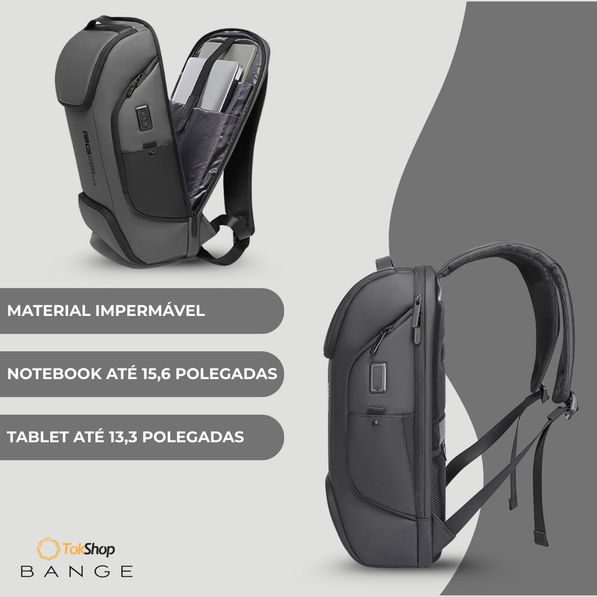 BANGE Mochila Masculina Executiva Impermeável para Notebooks de Até 15.6 Polegadas Premium com Capacidade de 30 Litros Bange Premium Backpack em promoção! Veja a oferta e mais achadinhos de Mochilas & Pastas Masculinas 6 Hoje é o melhor dia para comprar BANGE Mochila Masculina Executiva Impermeável para Notebooks de Até 15.6 Polegadas Premium com Capacidade de 30 Litros Bange Premium Backpack com aquele preço maroto! Promoção! Aproveite a oferta! 6
