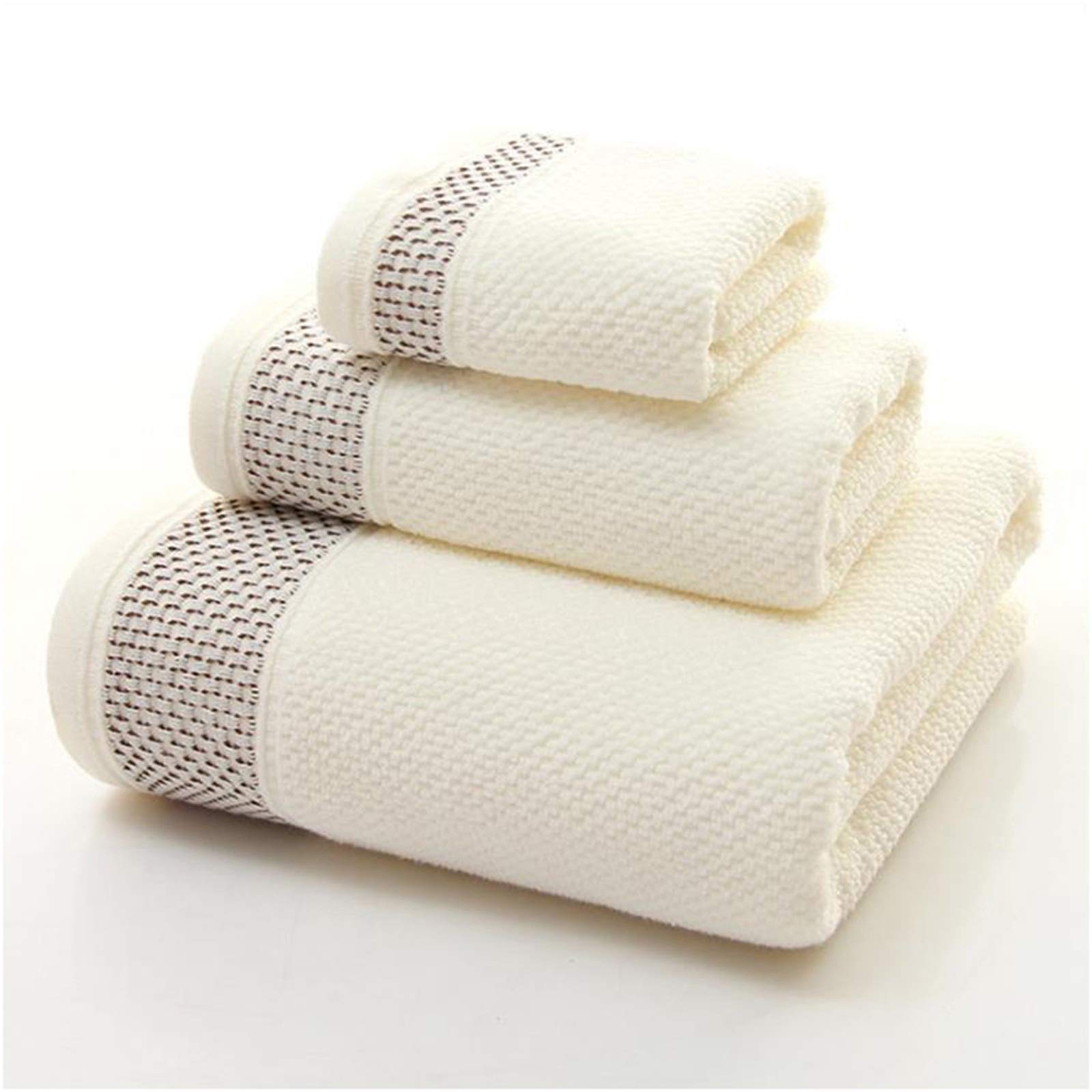 Asciugamani in cotone 3 pezzi Asciugamani da bagno di qualità spa per hotel Asciugamano da bagno super assorbente resistente all'acqua