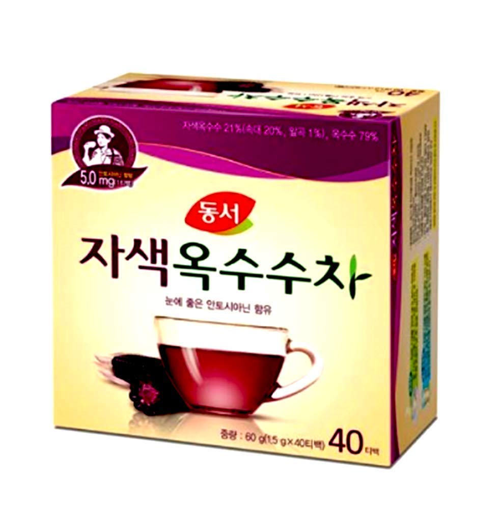 100% Natural Organic Tea 0.7g x 40 T / Tea bags (Purple Corn) : Grocery &  Gourmet Food - Amazon.com