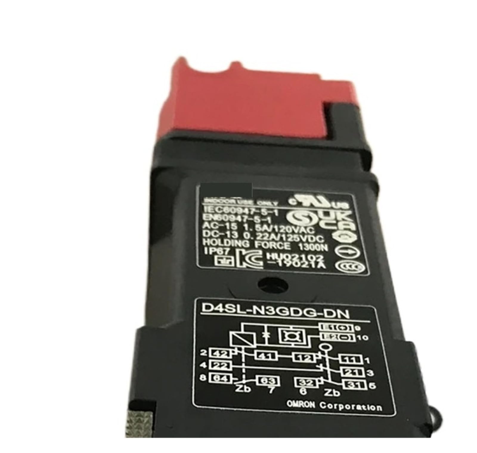 Commutateur D4SL-N3GDG-DN premium robuste avec tête métallique pour automatisme