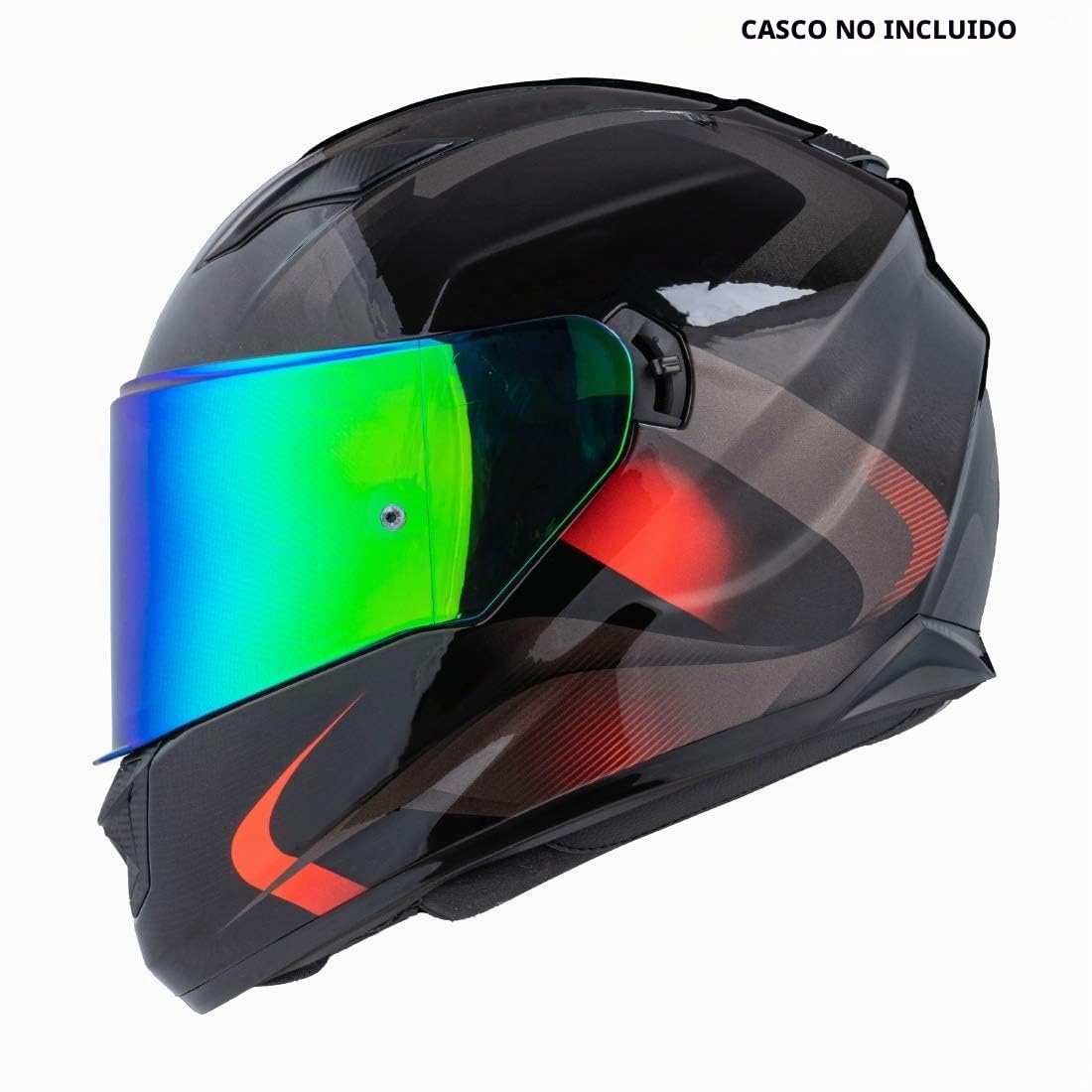 Visera Casco Moto para Assault/Rapid/Stream FF800/FF353/FF328 | Visera Casco Moto Integral,Lente para Cascos de Moto Anti-UV,Visera de Lente para Casco Protección contra Viento