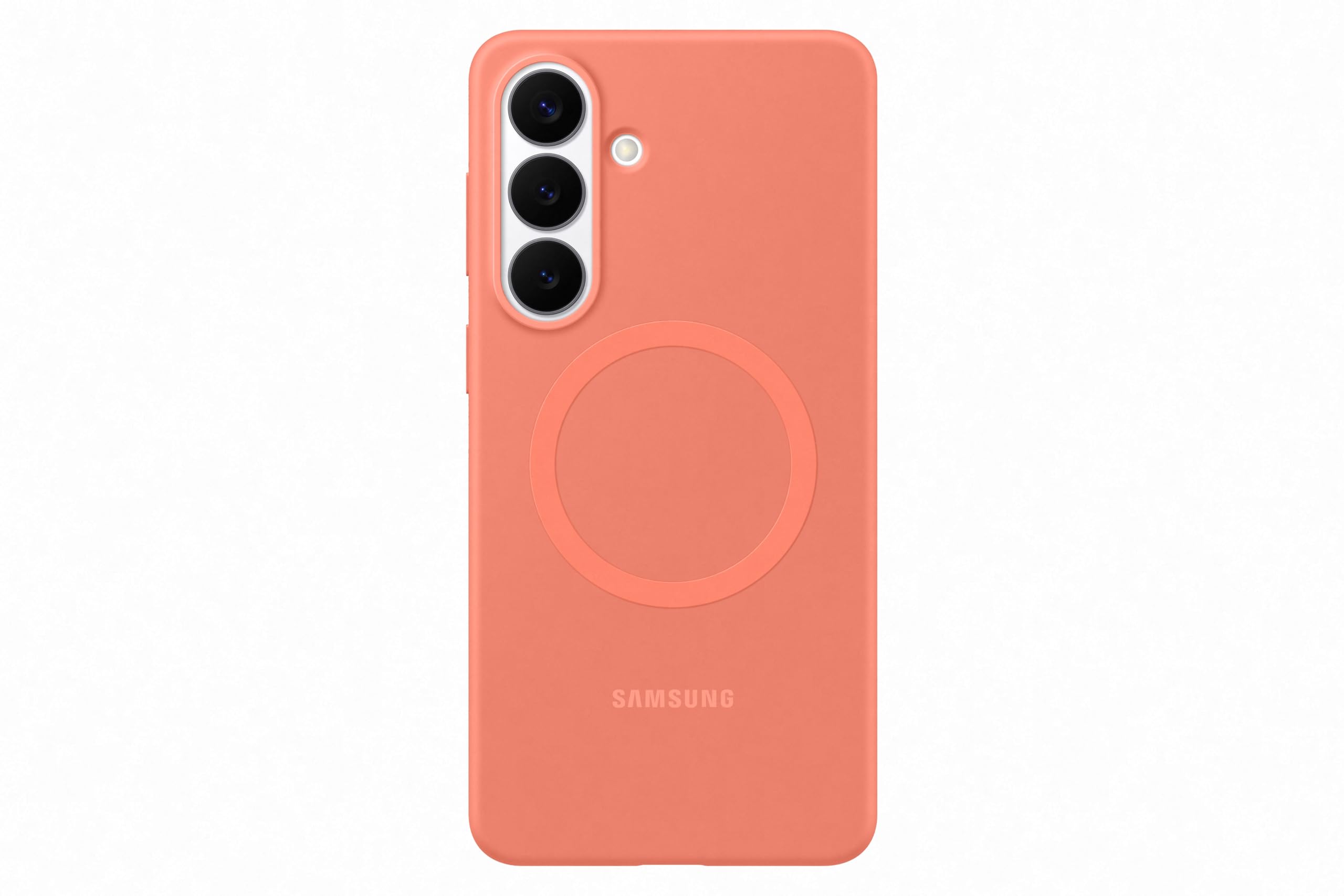 Samsung Galaxy S26Plus Silikon Magnet Kılıf, Mercan
