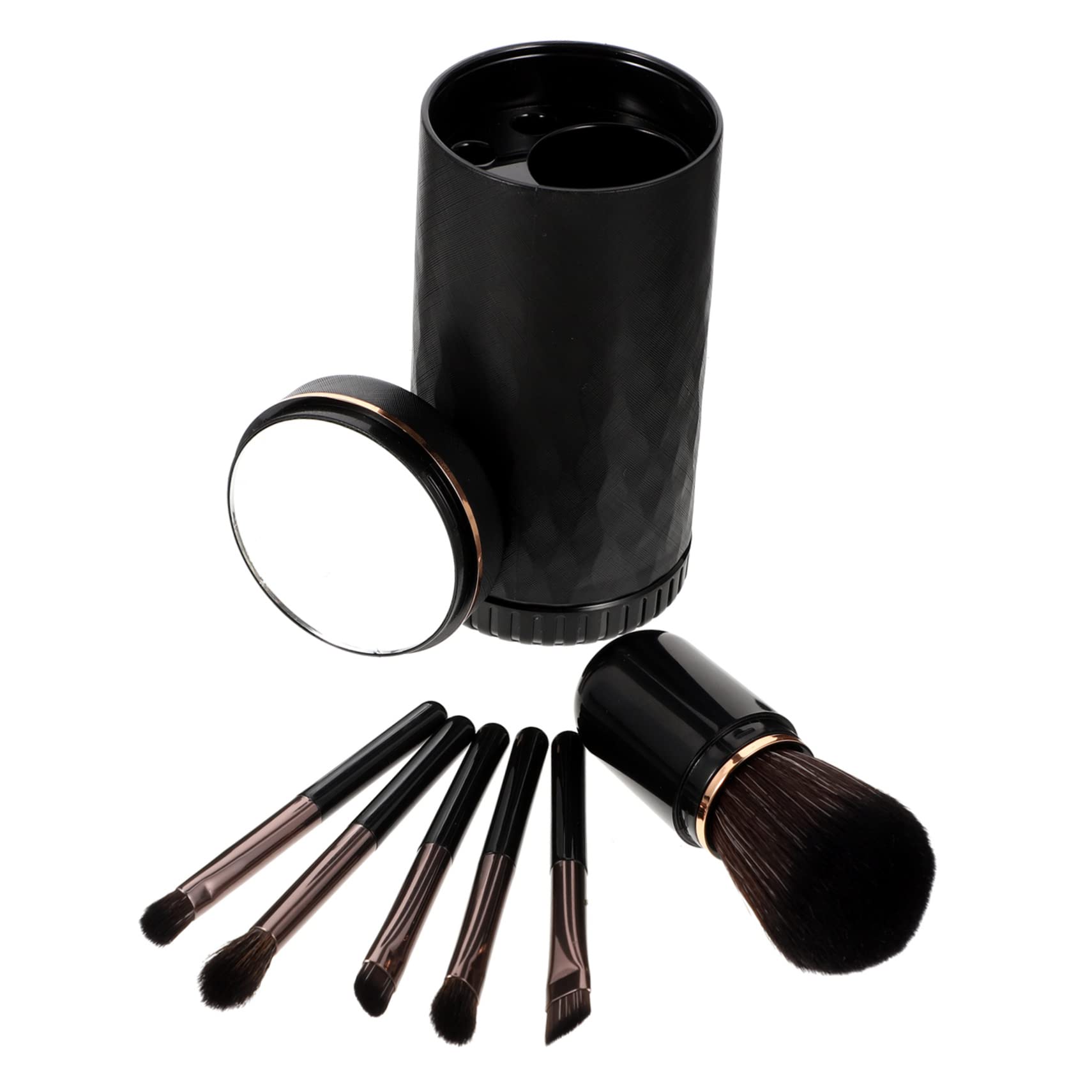 MAGICLULU 3juegos Brochas De Maquillaje Con Mango Organizador Para Aplicación De Maquillaje Facial y Portátil Para y