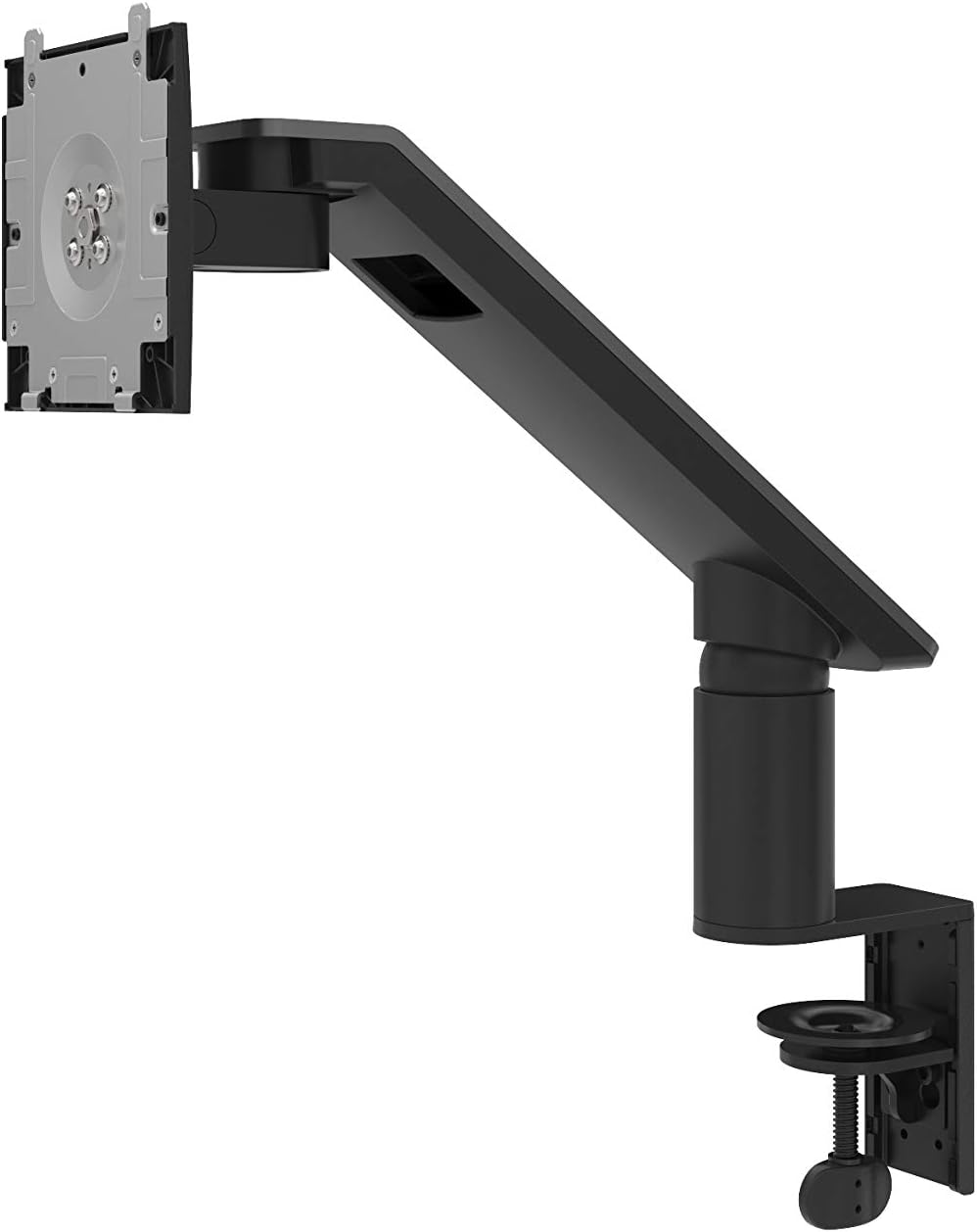 DELL MSSA18 Flat Screen Desk Mount 27" Black Silver Flat Screen Mount for Office (2.27kg, 48.3cm (19"), 68.6cm (27"), Black, Silver)