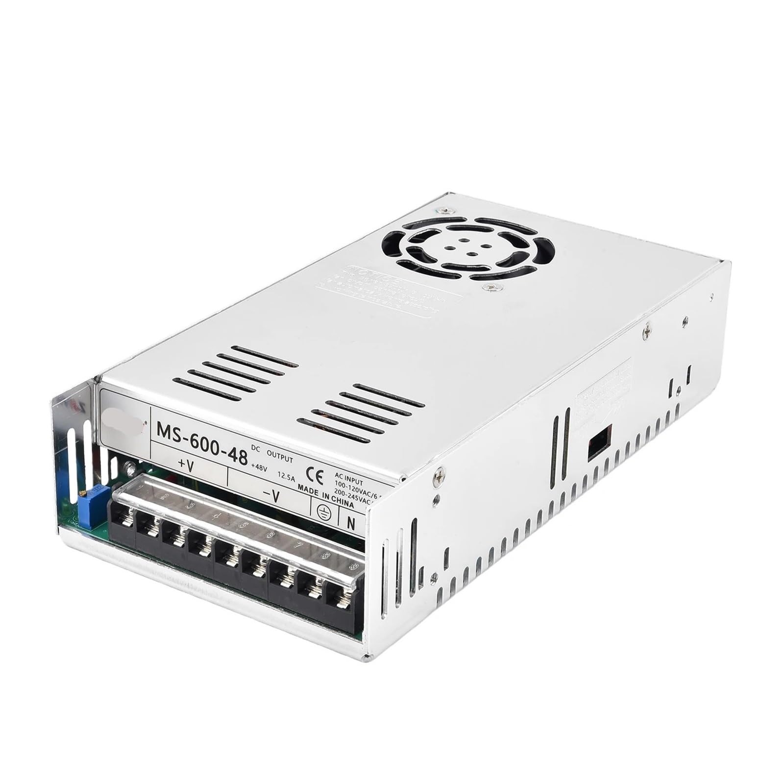 Alimentation de commutation 600W AC-DC réglable de 15V avec un courant stable de 40A