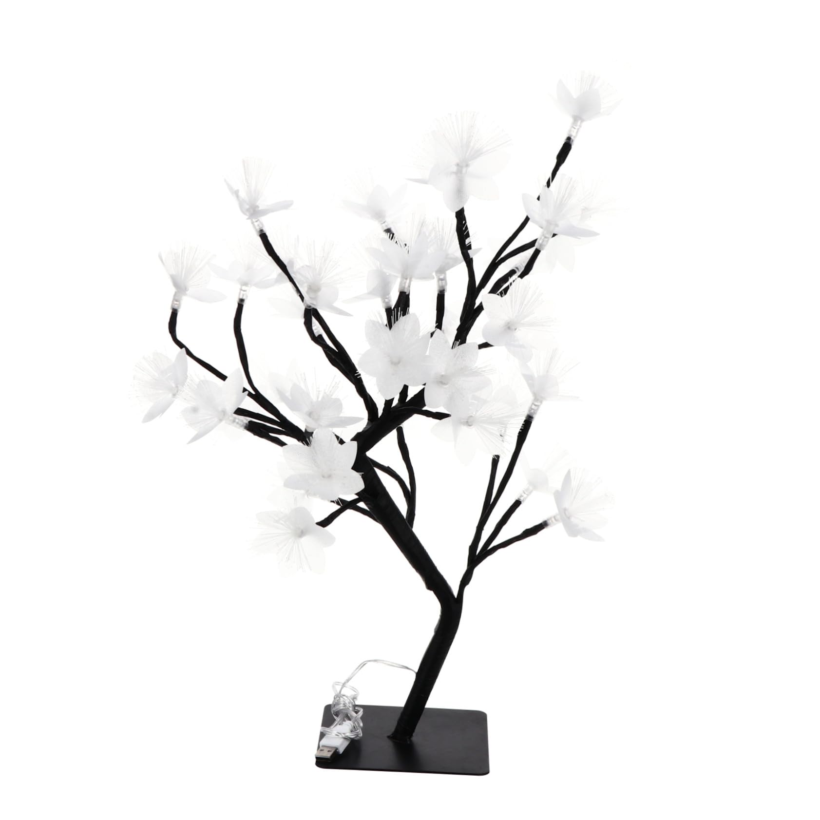 Toyvian Künstliche Baumlampe 1stück Kunststoff, Farbwechselnd, USB Ladung