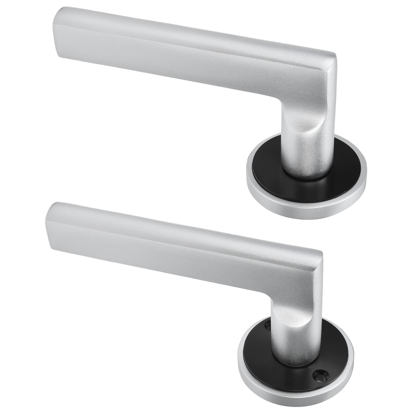 Hyuduo Split Door Handle Lock Set, Thumb Turn Interior Keyed