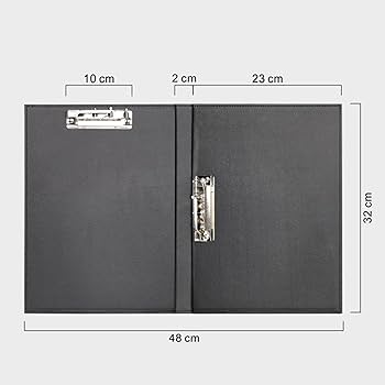 Amazon.co.jp: バインダー a4 2つ折り クリップボード クリップ