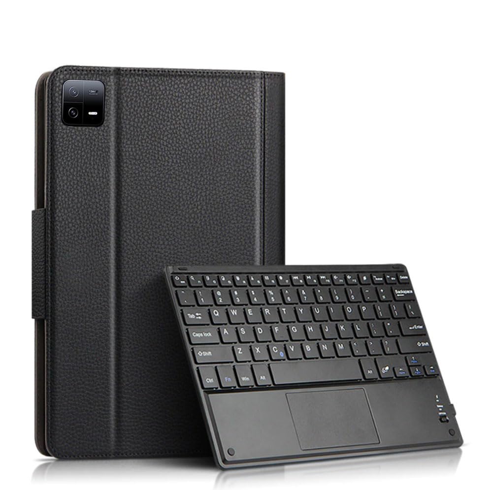 HOM Detachable Wireless Bluetooth Keyboard with Trackpad/Touchpad Tablet Cover Case for Xiaomi Mi Pad 6 11" Inch Tablet - Black (B0CHQDXB3V) Amazon Price History, Amazon Price Tracker