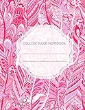  College Ruled Notebook: Pink paisley 120 pages 8.5 x 11 (Paisley College Ruled Notebooks, Band 1)