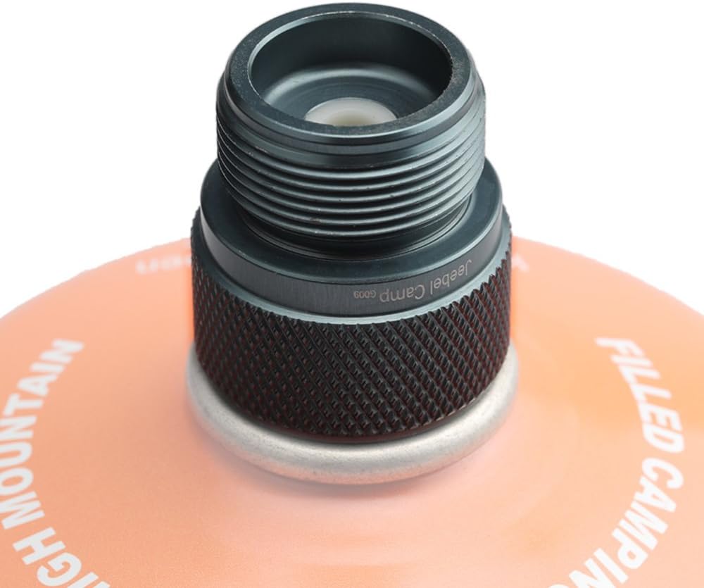 Camping Gas Stove Adapter Convertor Lindal Valve Canister to 1L Green Propane Tank or Welding Torch MAPP Gas
