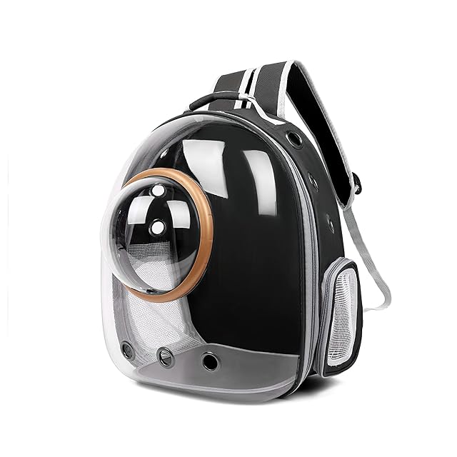 Galatée Mochila para Gatos, Mochila para Gatos Al Aire Libre, Mochila Impermeable Transparente para Perros