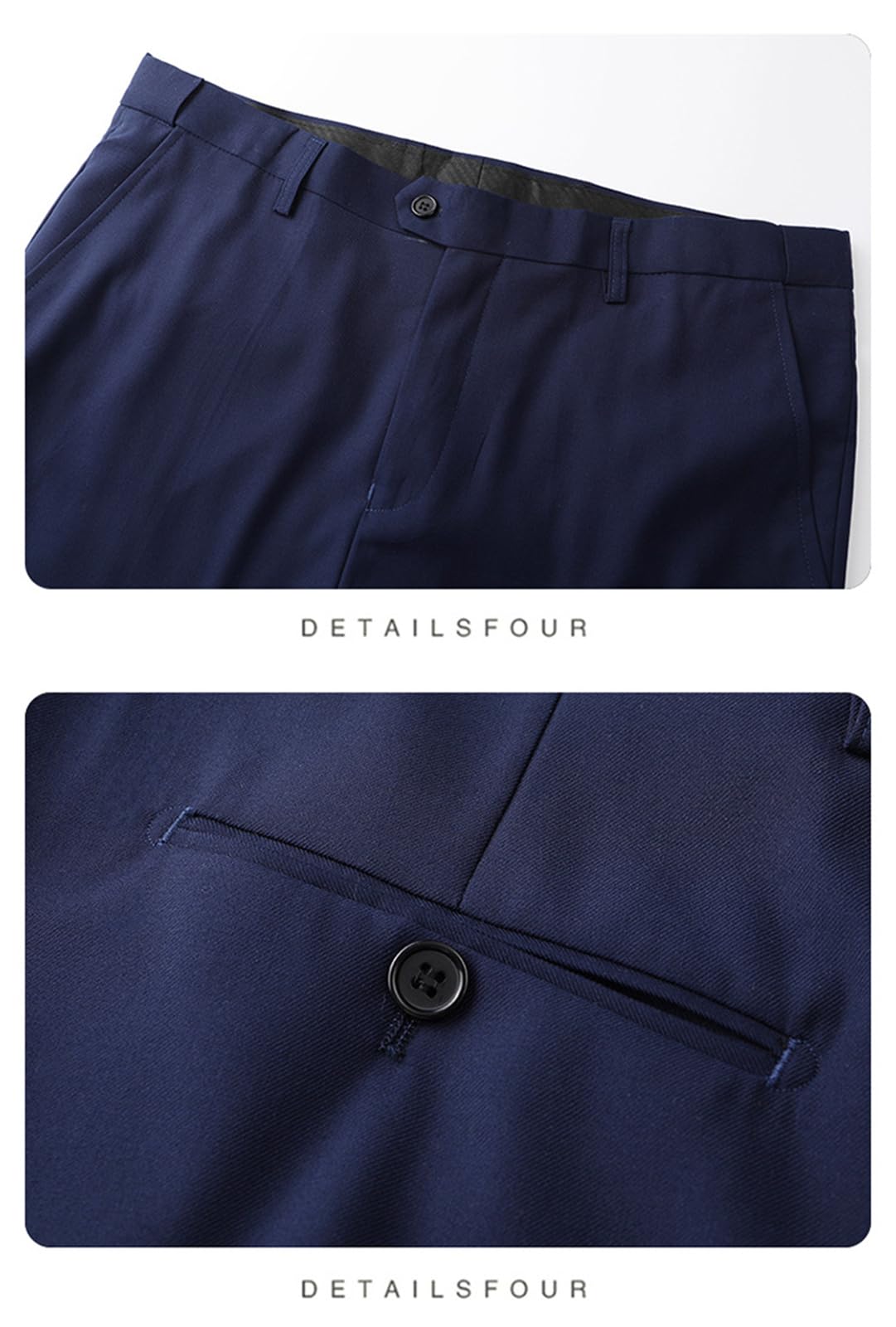 High-end große Größe Herren Anzug (Anzug + Hose) Plus Fat Fat Business Formale Mantel Hochzeitskleid 2 Sets FourSeasons