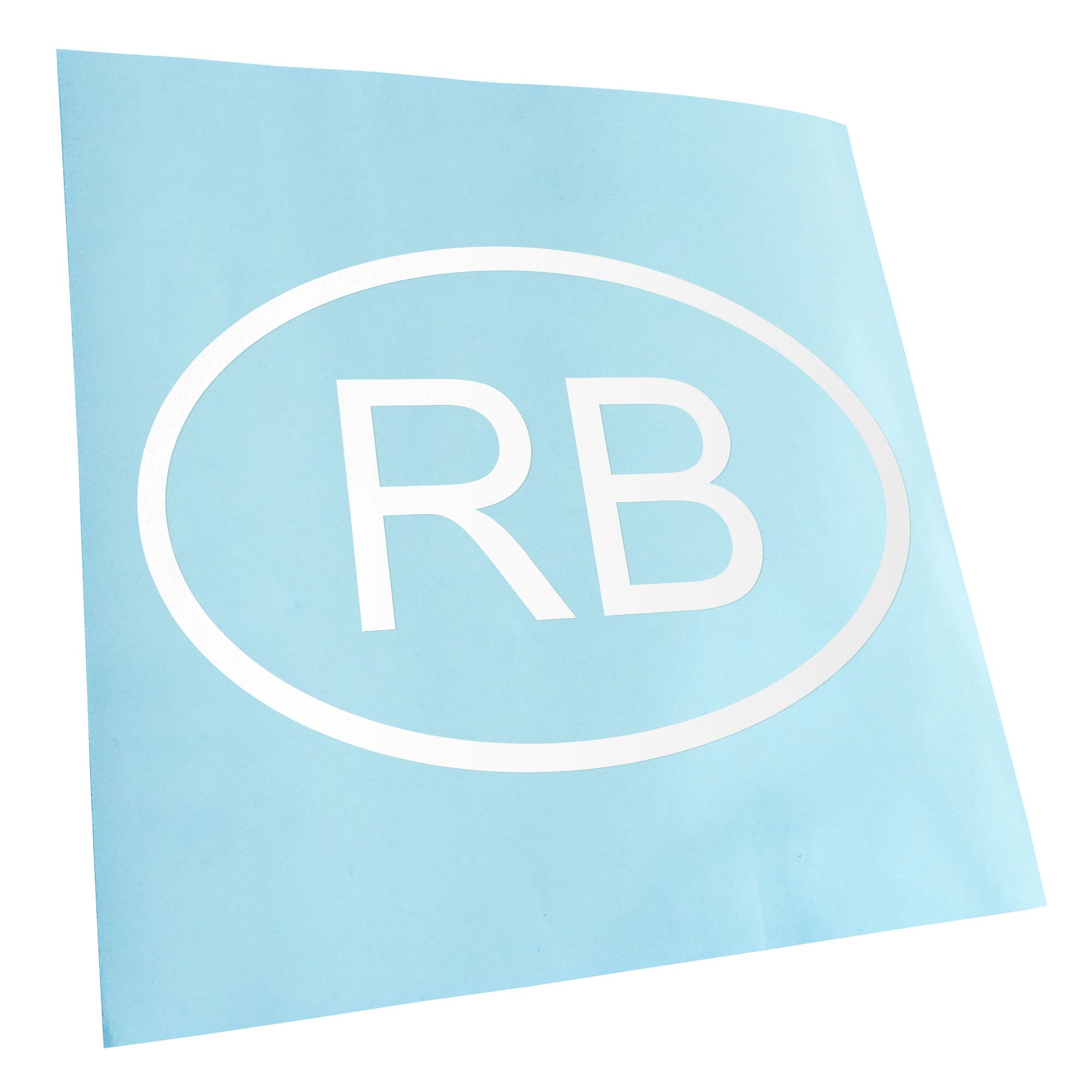Kiwistar White - Sticker - Botswana Rb In - G10 - For Cars, Bicycles, Vehicles, Motorcycles, Mopeds, Tuning, Rear Windows