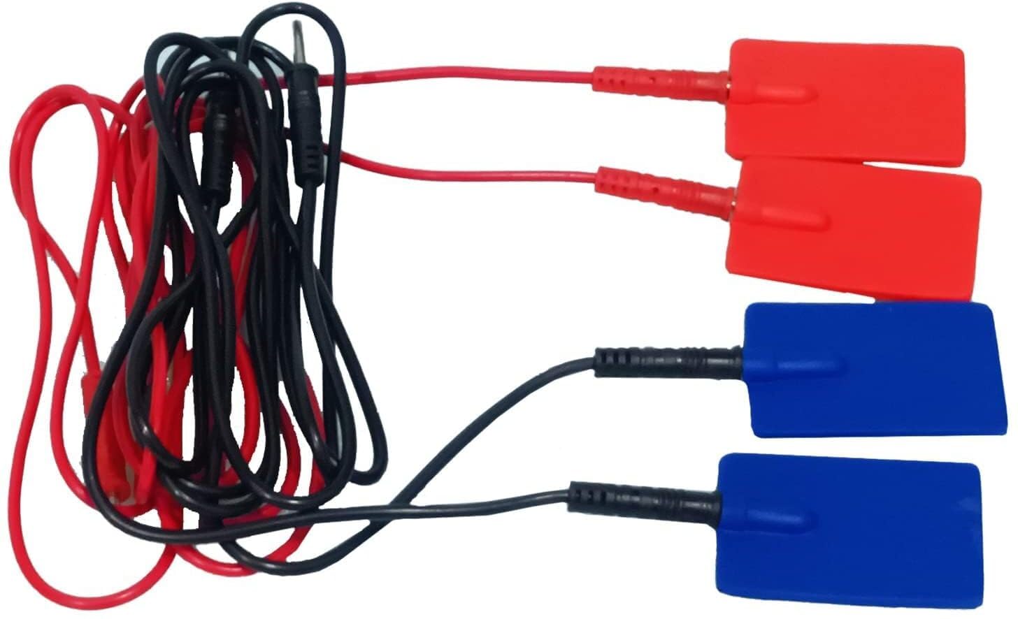 Shrasti IFT Wire with Electrode For Interferential Therapy Machine | Wire pad Electrotherapy Device (Set of 4 Wires |2 MM Pin |4 Pads)-picture-18