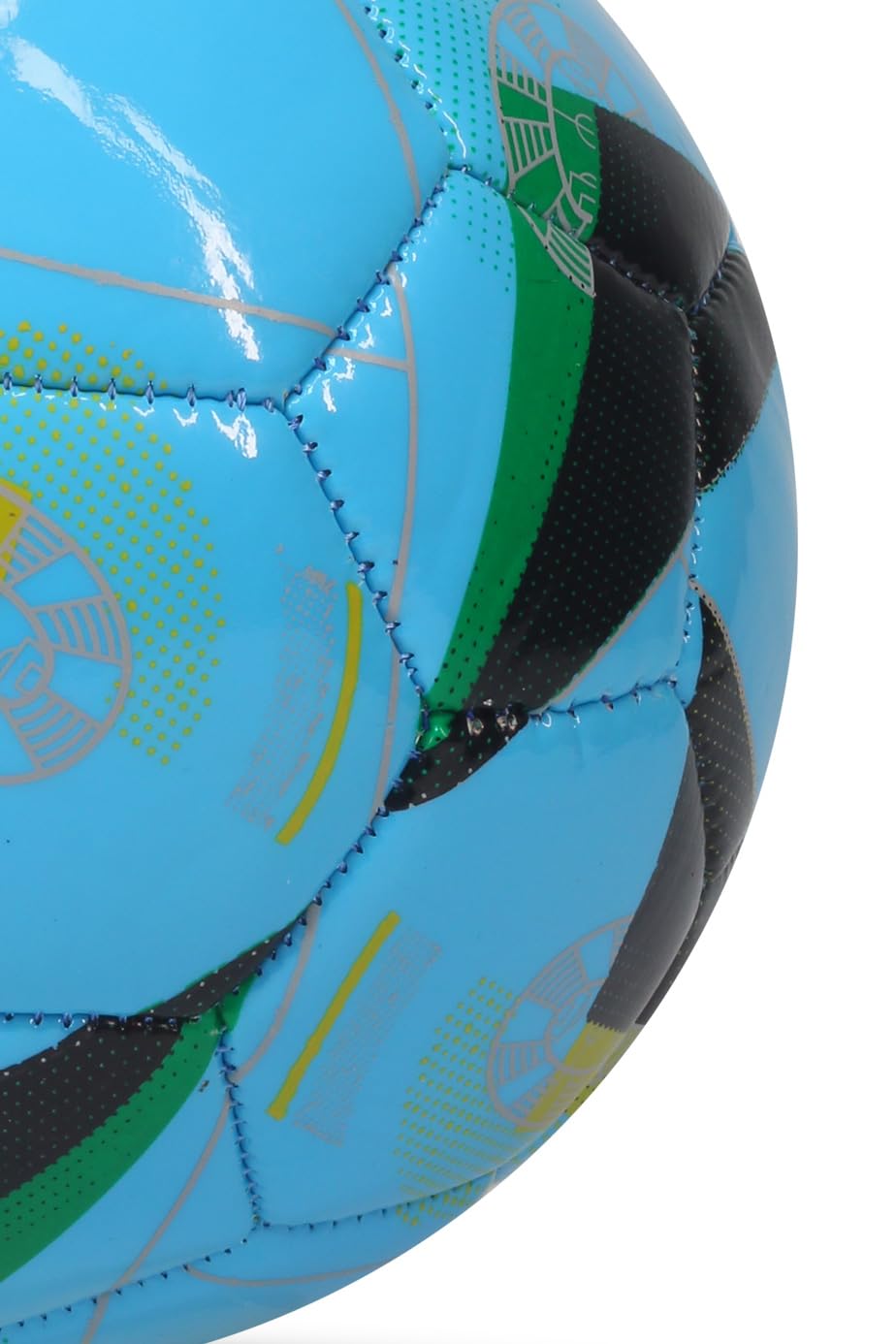 Hentbol Topu Renkli Euro Parlak Katmanlı Çocuk Mini Futbol Topu No:1 İç Mekan Minik Top F88