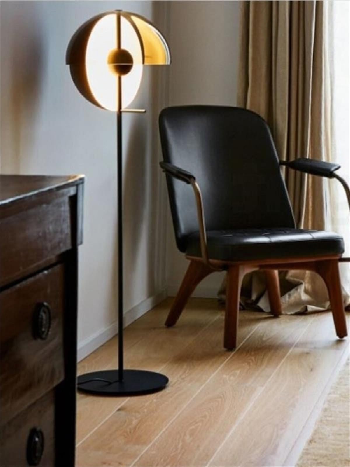 Lampes Pied Lampa Podłogowa W Stylu Industrialnym, Lampka Nocna Do Sypialni Lampy Stojące Salonu
