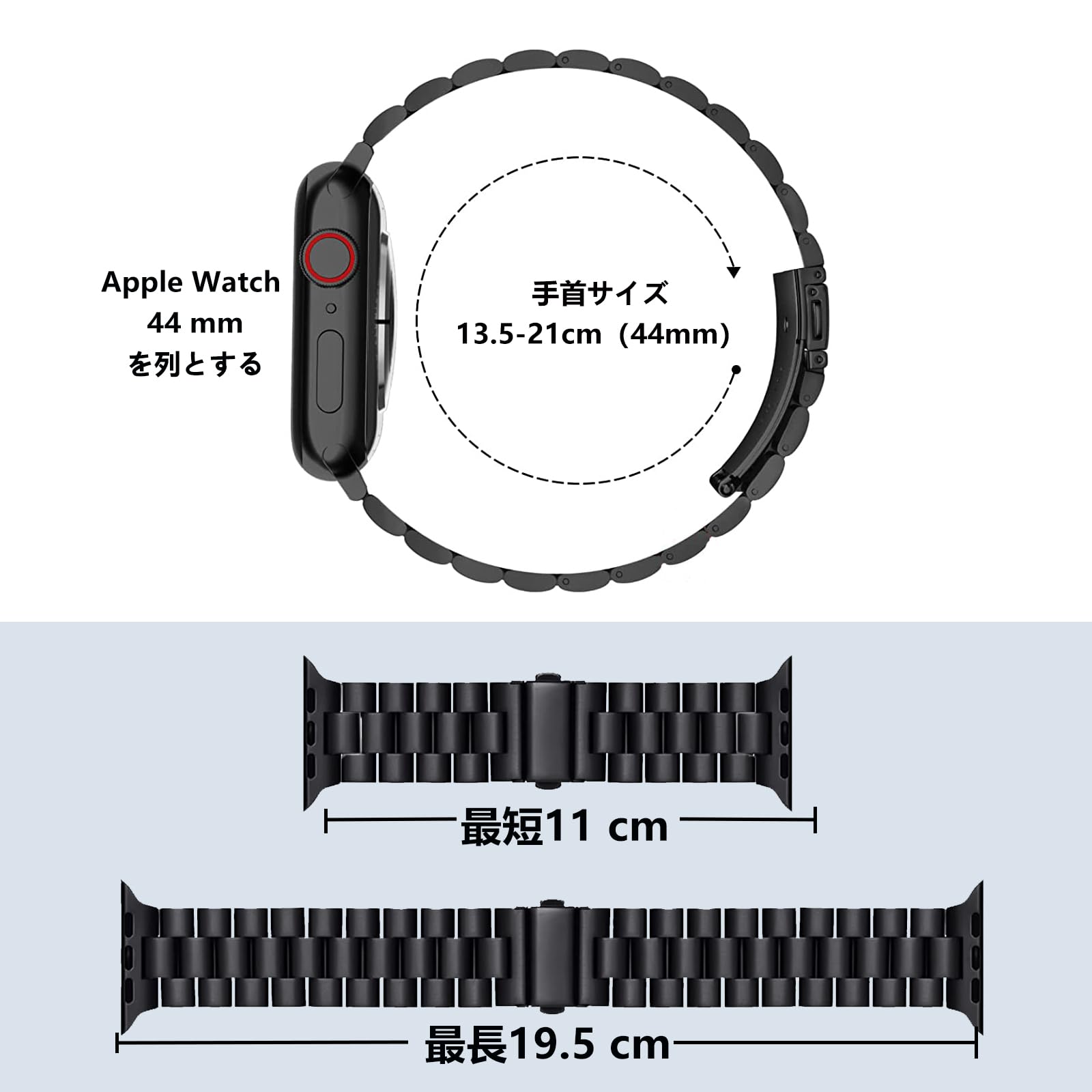 Amazon.co.jp: [FALSAD] 新型 Apple Watchバンド ステンレス 