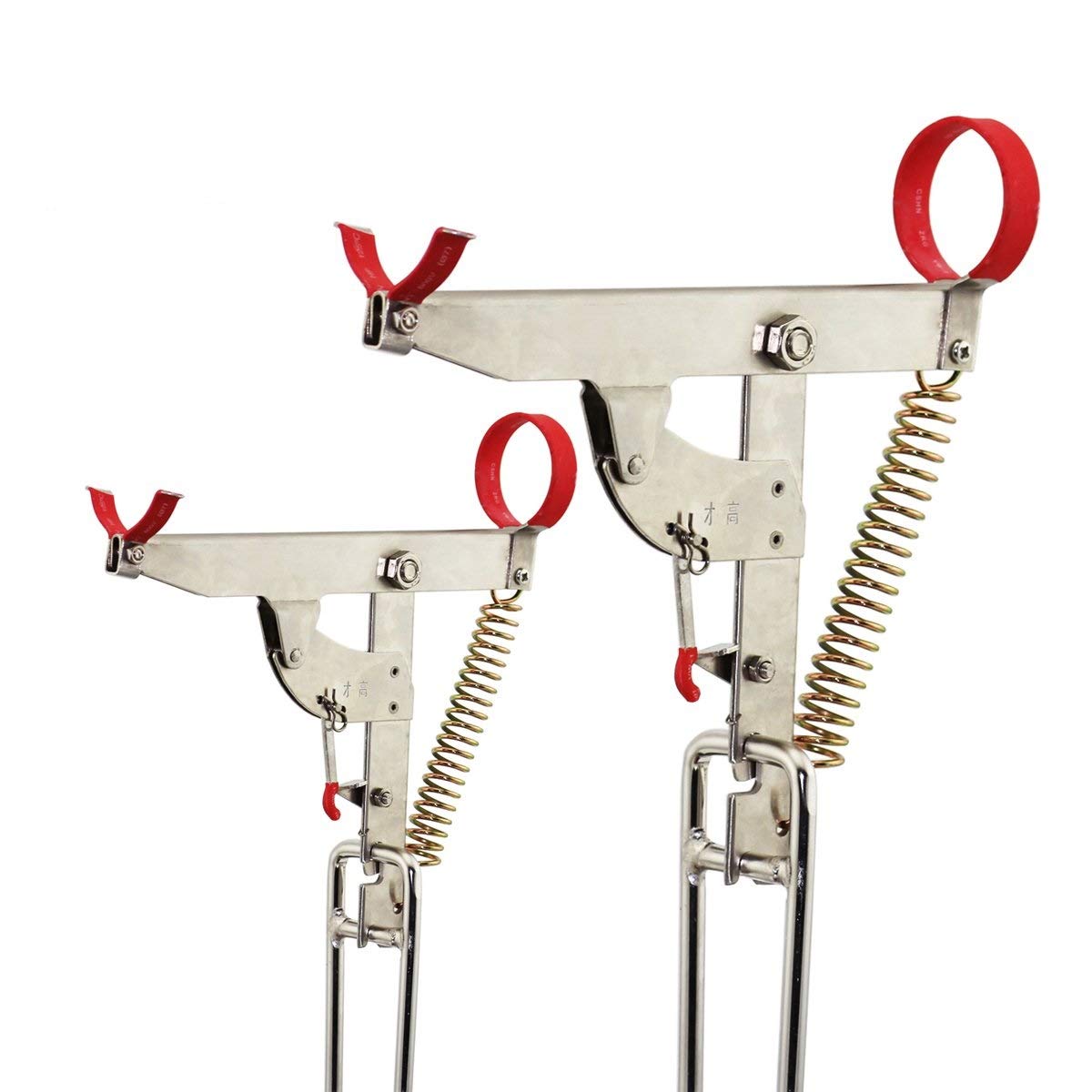 Coolnice 1 Pair Stainless Steel Adjustable Rod Holder Fishing Rod Holder Stand Rod Rest Line Trigger Sports & Outdoors
