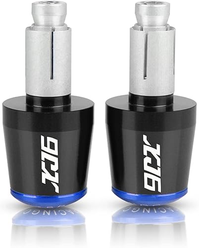 Motocicleta 78 '' 22MM Manillar extremos manillar Grips Cap Anti vibración Silder Plug para Yamaha XJ6N XJ6 Diversion 2009-2015 2010