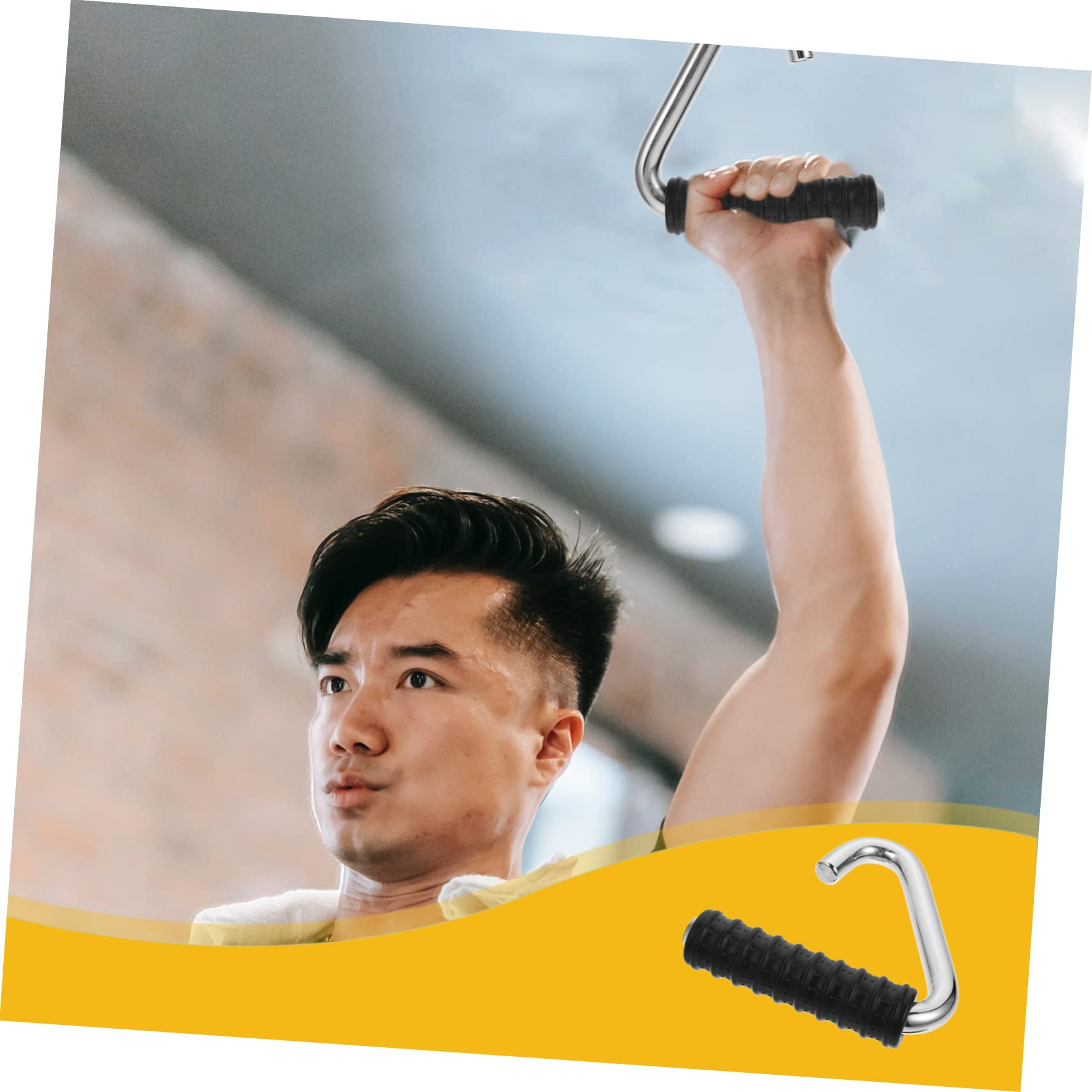 Toddmomy Maniglia per Allenamento Fitness Attacco per Macchine Facile Installare per Esercizi e Bodybuilding per Palestra e Allenamento Casa