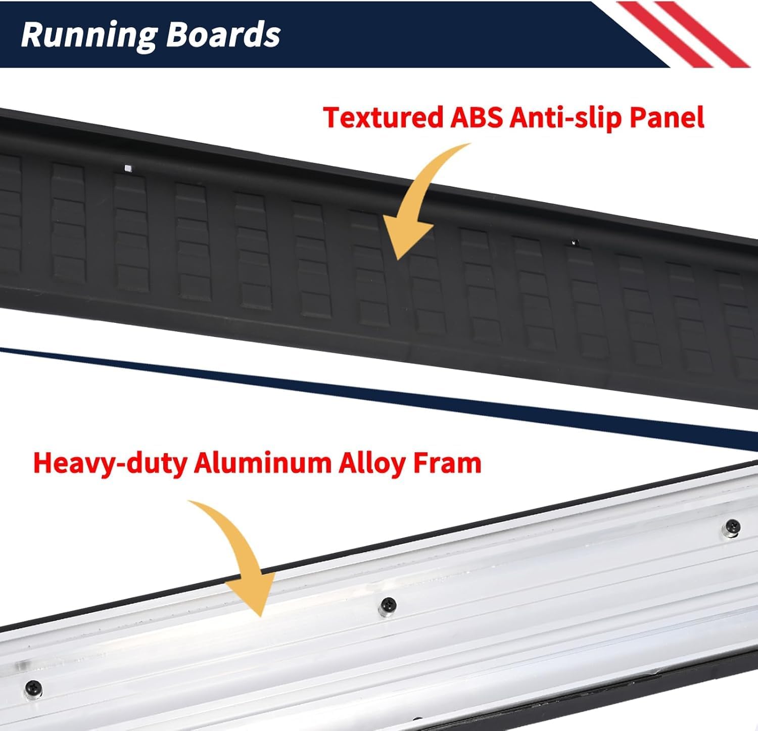 2PCS Side Steps Running Boards Nerf Bars Fits for Land Cruiser J250 Land Cruiser Prado LC250 2024 2025