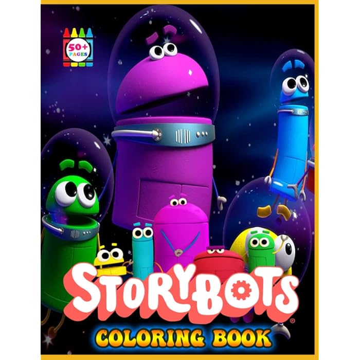 Buy Storybots Coloring Book Story bots Coloring Book With 50+ High