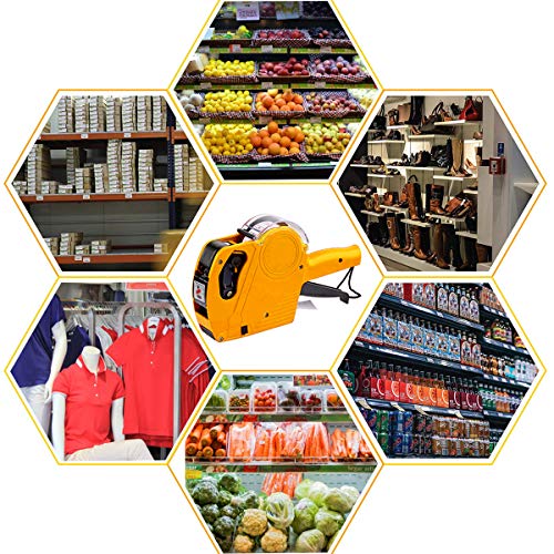 image for M&C Music Color MX-5500 8 Digits Price tag Gun with 5000 Sticker Label