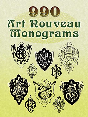 990 Art Nouveau Monograms (Dover Pictorial Archive)