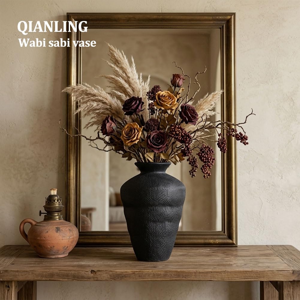Amazon.com: Wabi Sabi Decor Rusty Vintage Vase - 8.7