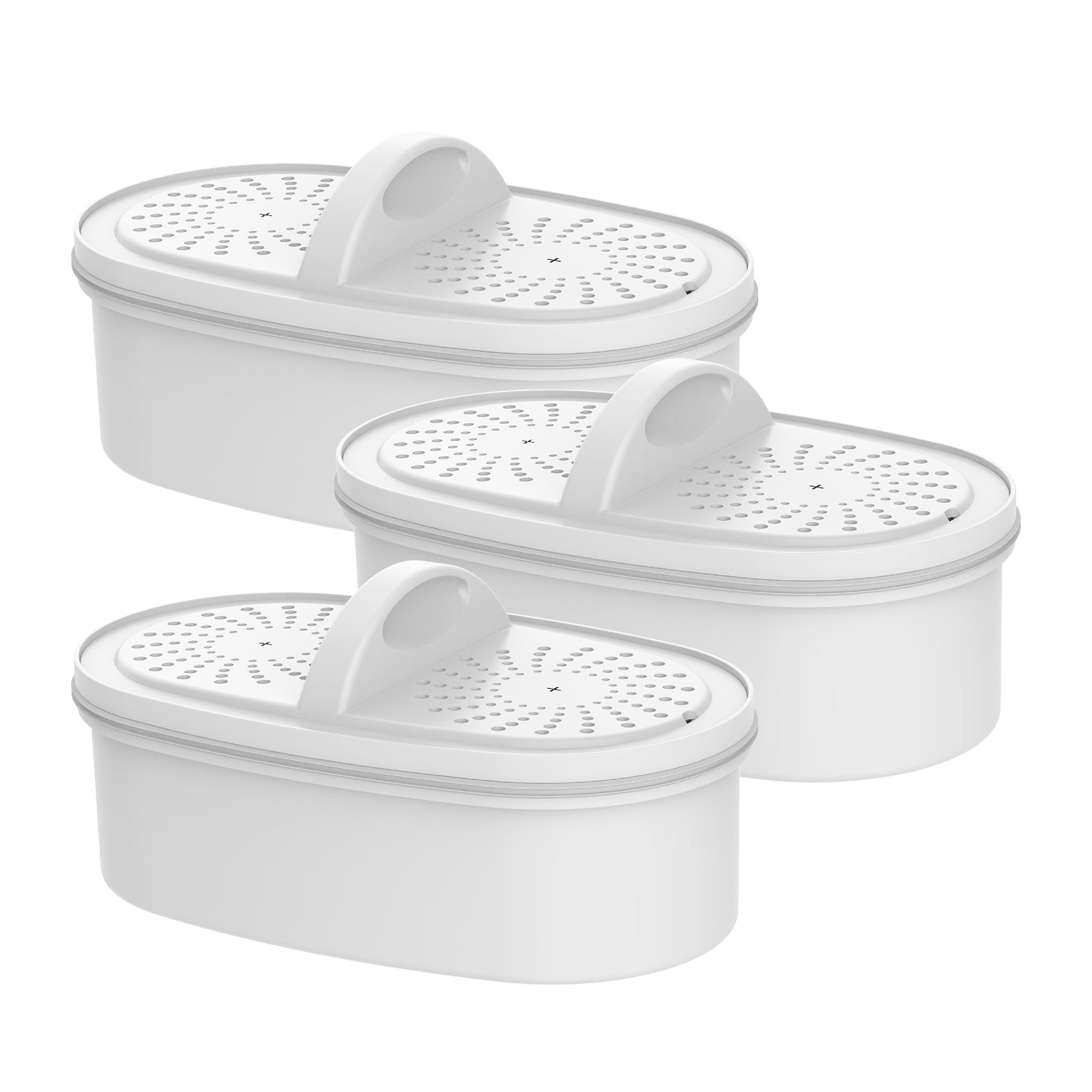 AQUA CREST 9-Month Water Filter Cartridges, Replacement for Waterdrop WD-PF-01A Plus, Compatible with Waterdrop Water Filter Jug WD-PT-05, WD-PT-07, Reduces PFOA/PFOS, Chlorine, Last Up to 3 Months