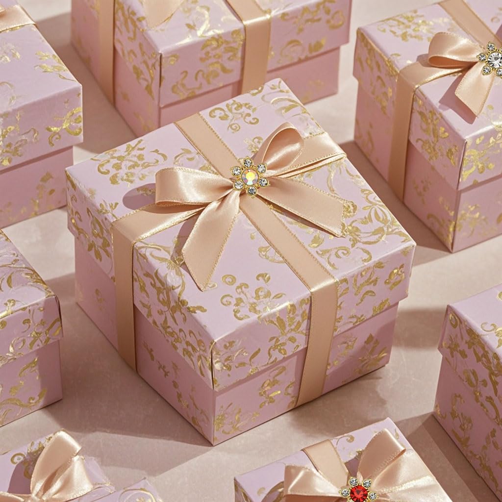 100 Pcs 13mm Flower Crystal Rhinestones, Flatback Rhinestones Glass Gems for Crafting, Gold Base Decorations for DIY Crafts Jewelry Making Clothing Accessories(14 Rose Red) - Image 4