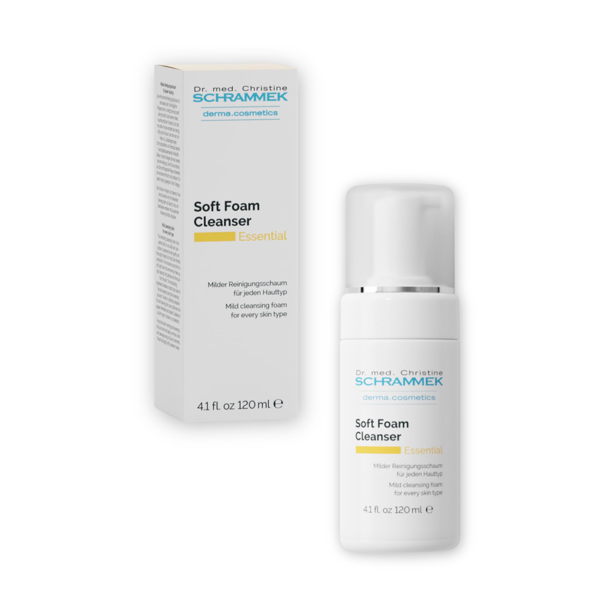 Soft Foam Cleanser (4.1 fl oz), Gentle Daily Cleanser for All Skin Types, Creamy Moisturizing Foam