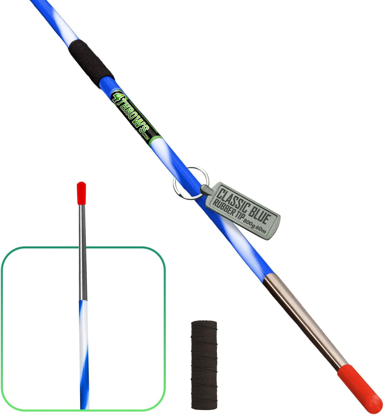 800g Elite, Competition & Training Javelin for Athletes, Boys & Men — Durable High-Performance Throwing Javelin for Track & Field