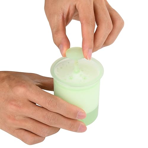 Miniatura 4 de Beautyflier 2 piezas limpiador facial de espuma para látigo de burbujas para limpieza facial de la piel, limpiador facial espumador para hacer