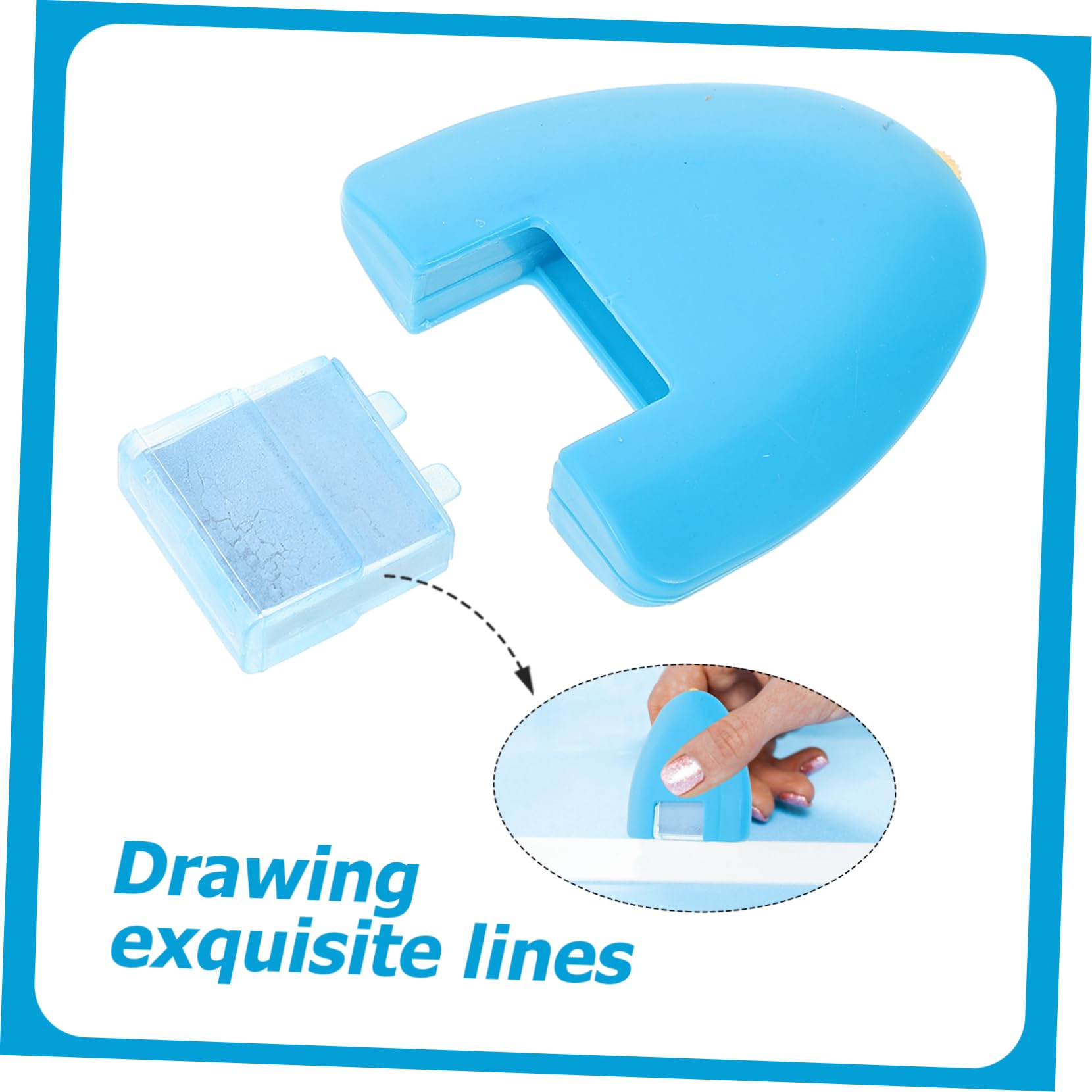 HOMSFOU 4 Sätze Anreißer Zeichenpulver Rad Quilting Lineal Quiltkreide Schneiderkreide Stoffmarker Rad Professionelle Stoffmarker Zum Nähen Stoffkreide Nähen 3 Stück * 4