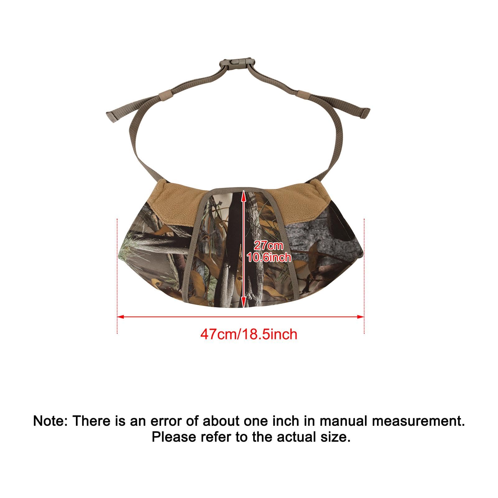 Manchon Chauffant Pour La Chasse, Chauffe-mains Avec Fermeture éclair Et Fenêtre De Visualisation – Chancelière En Forme De Camouflage Pour Homme Avec Bandoulière Réglable Wynott Manchon Chauffe Main