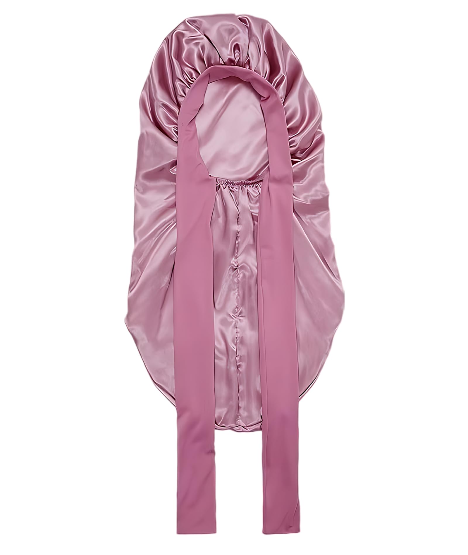 Silk Bonnet for Sleeping, Satin Hair Cap for Sleeping, Bonnet for Curly Hair, Hair Bonnet for Women, Hair Cap for Sleeping, Satin Hair Bonnet for Night Hair Protection Pink