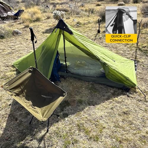 Image of LANSHAN Ultralight Waterproof 1-2 Person Backpacking Tent | Ultralight waterproof nylon, pitch anywhere, for camping & travel.