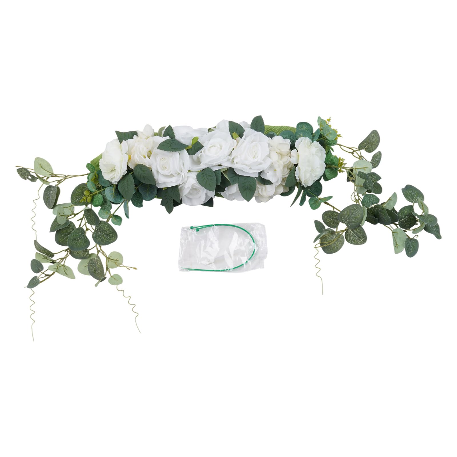 carotoe Festival Entryway Rose Wreath Holiday Decoration Wedding Garlands Perfect for Door Wall and Store Displays Romance Flower Decors