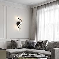 Vista 9 de Apliques de pared modernos, lámparas de pared de 9 W, lámparas de pared LED de aluminio para dormitorio, sala de estar, pasillo, hotel