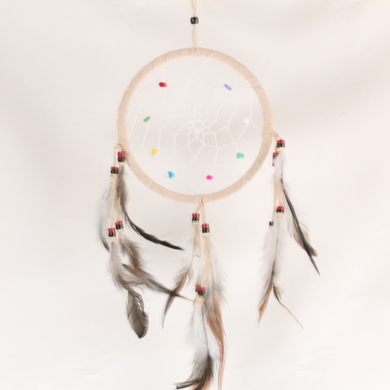 ART-CRAFT Traumfänger einfach Ø 14 cm beige
