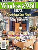 Better Homes & Gardens WINDOW & WALL IDEAS Fall 1995 Magazine MIXING PATTERN & COLOR Stenciling FRESH FABRIC COLLECTIONS Children's Bedrooms COORDINATED EFFORTS