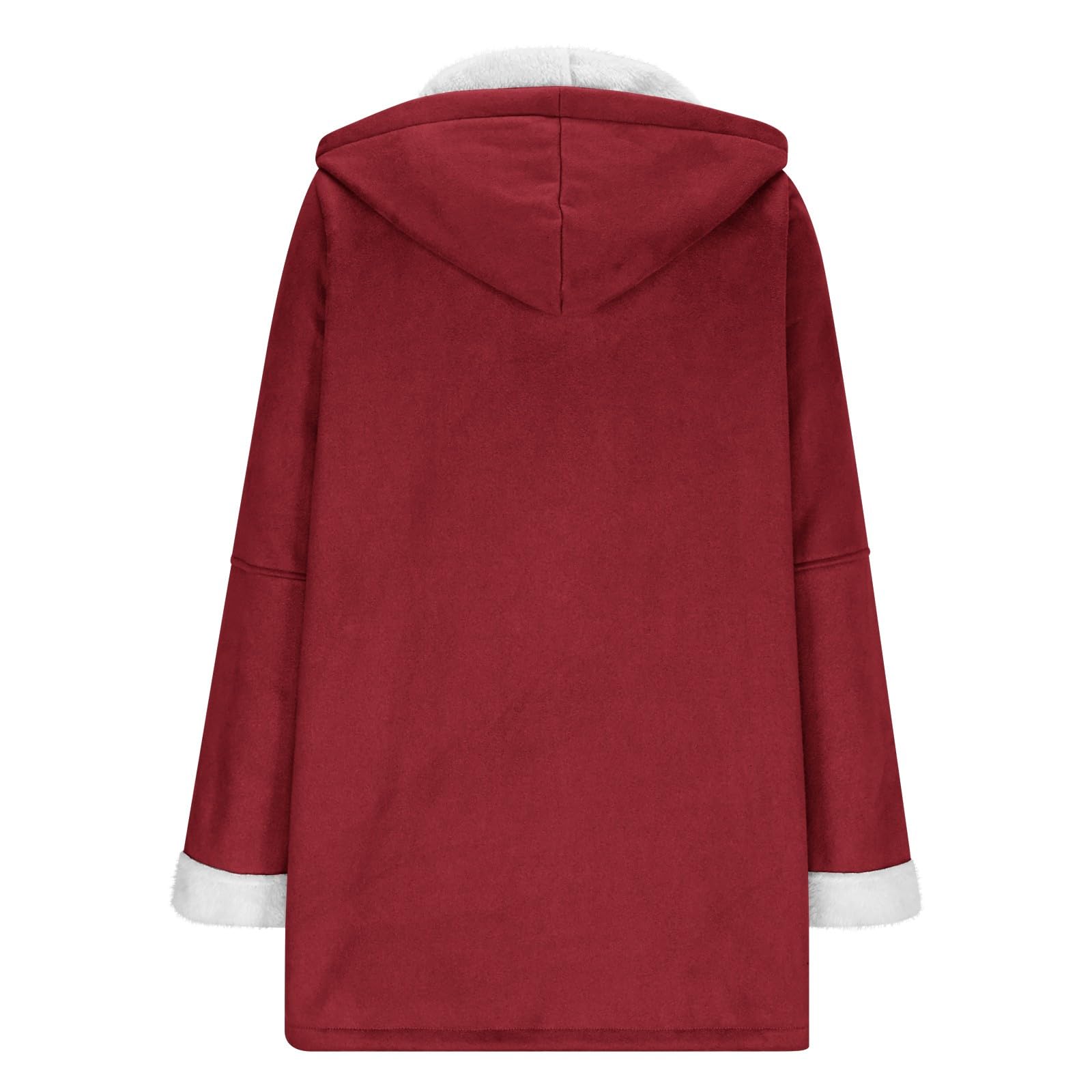 Wintermantel Damen Lang Winterjacke Gefüttert Sweatjacke Winter Warm Damenmantel Elegant Thermo Mantel Mit Reissverschluss Kapuzenjacke Innenfutter Jacke Damen Langarm Winterjacken Einfarbig