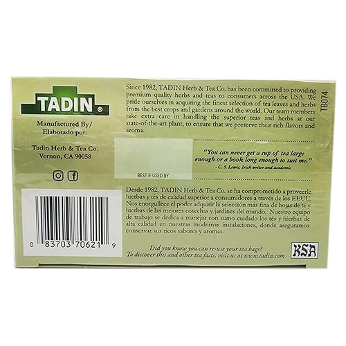 Miniatura 4 de Tadin Té Aloe Vera Con Cactus 24 Bolsas - Te De Sabila Con Nopal - Té