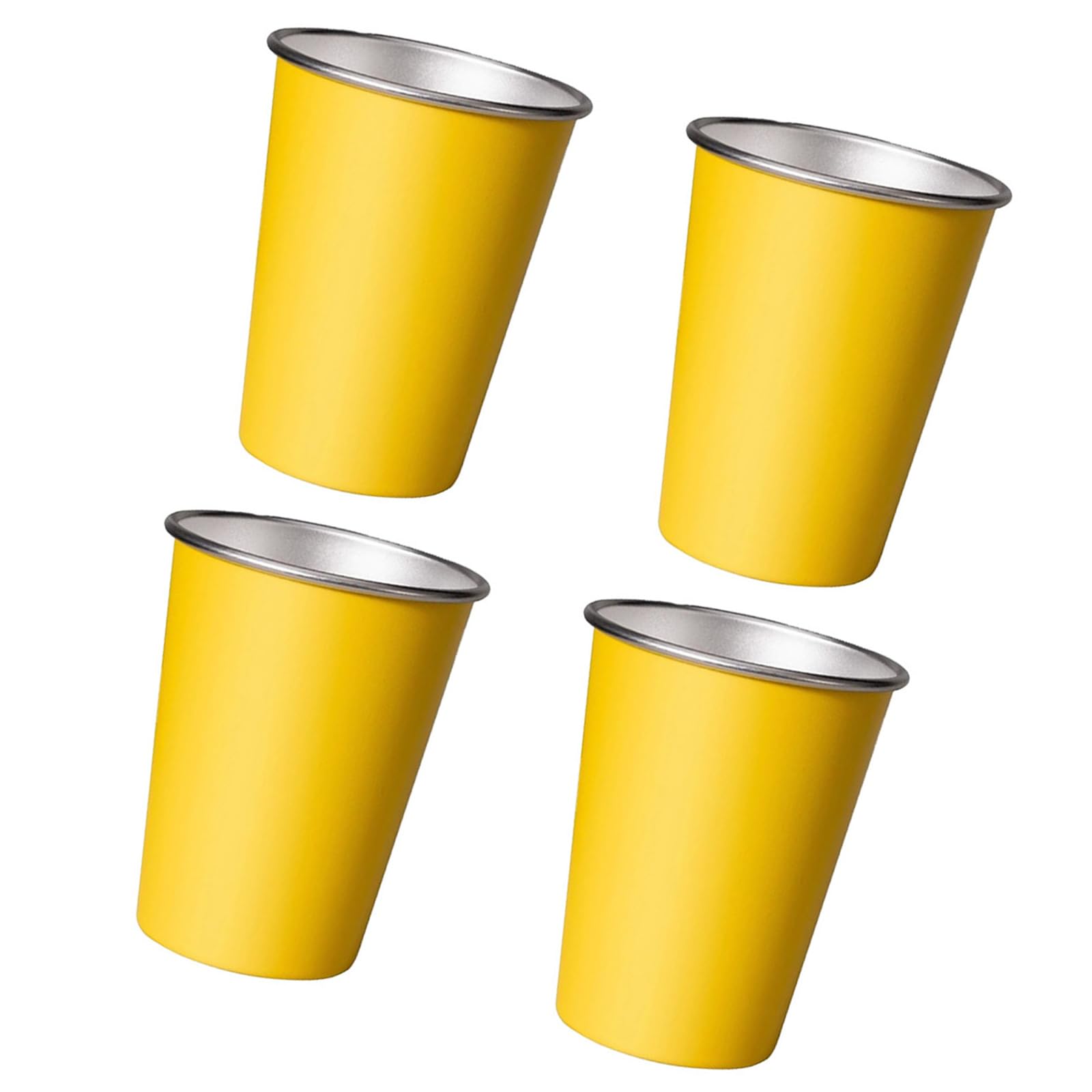 Verres à boire incassables en inox 350/500 ml, gobelets efficaces antichoc et durables