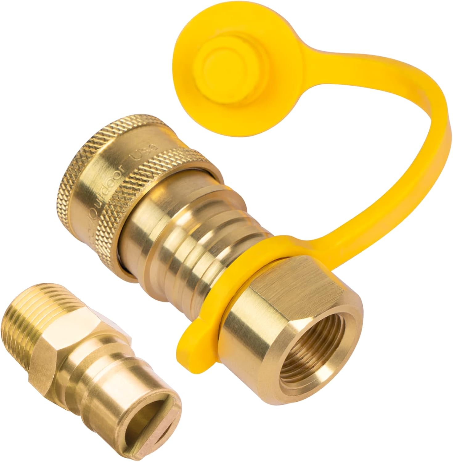 GASPRO 1/2 Inch Natural Gas Quick Connect Fittings, Natural and Propane Gas Hose
